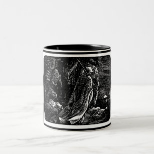 Santa Muerte (Mexican Grim Reaper) circa 1939 Two-Tone Coffee Mug