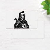 Santa Muerte (Mexican Grim Reaper) Playing Guitar (Desk)