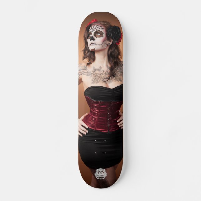 Santa Muerte Skateboard Deck (Front)