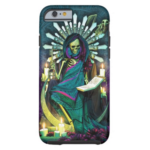 Santa Muerte Tarot _ The High Priestess Tough iPhone 6 Case
