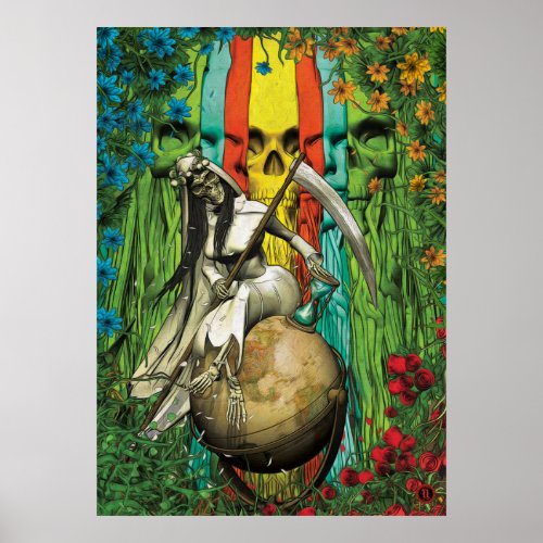 Santa Muerte Tarot _ The World Poster