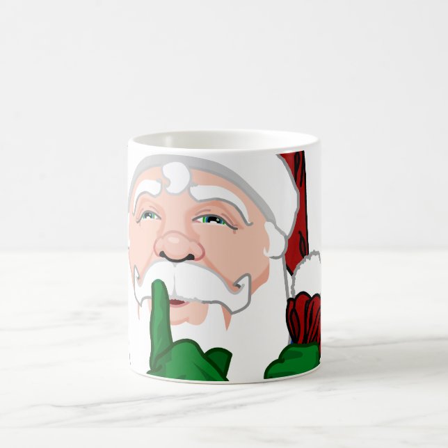 Santa Mug Coffee Cup Festive Christmas Santa Cup (Center)
