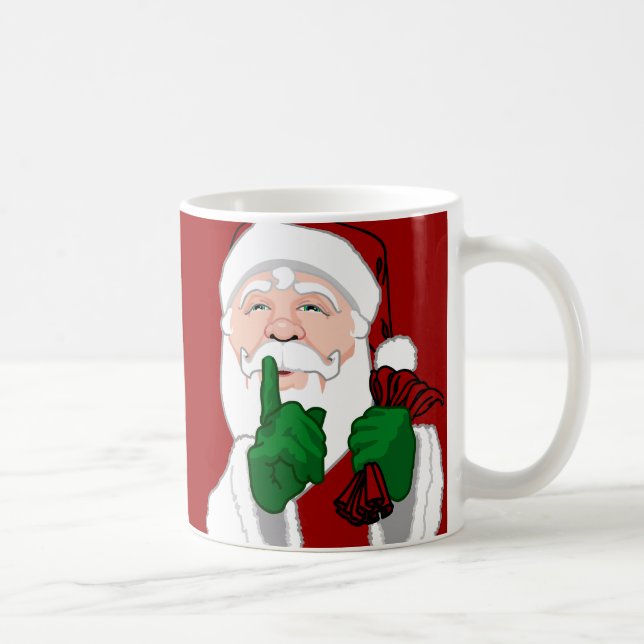 Santa Mug Coffee Cup Festive Santa Cup (Right)
