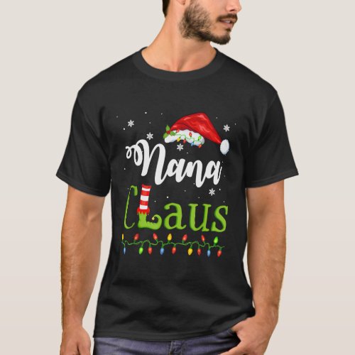 Santa Nana Claus Family T_Shirt