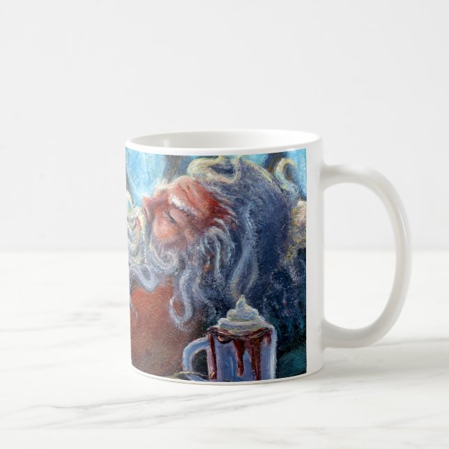 "Santa Napping" Mug (Right)