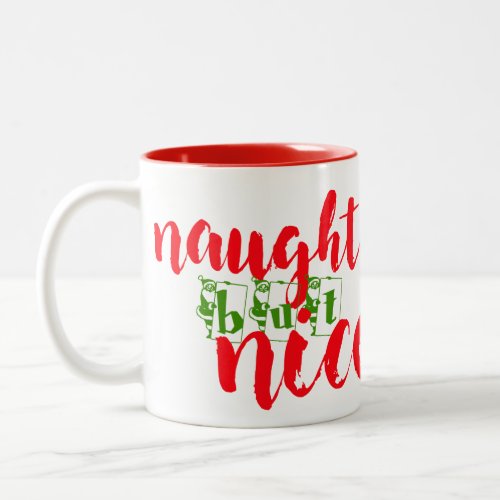 santa naughty but nice christmas decoration mug