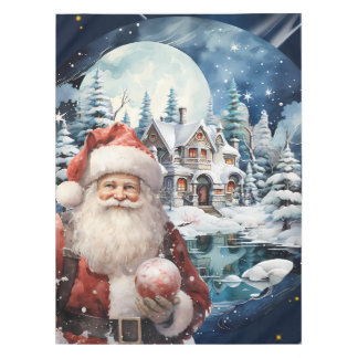 Santa Night Tablecloth