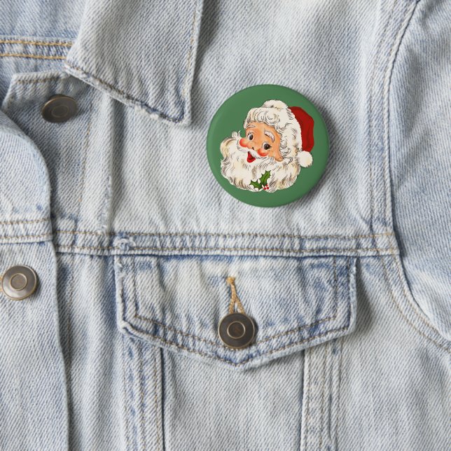 Santa No. 1 Button (In Situ)