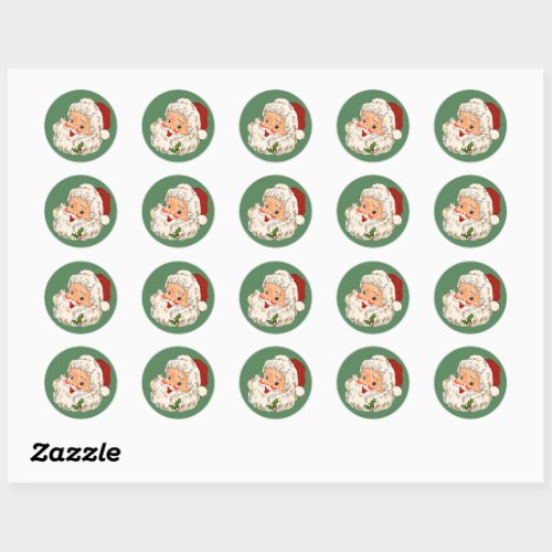 Santa No 1 Classic Round Sticker