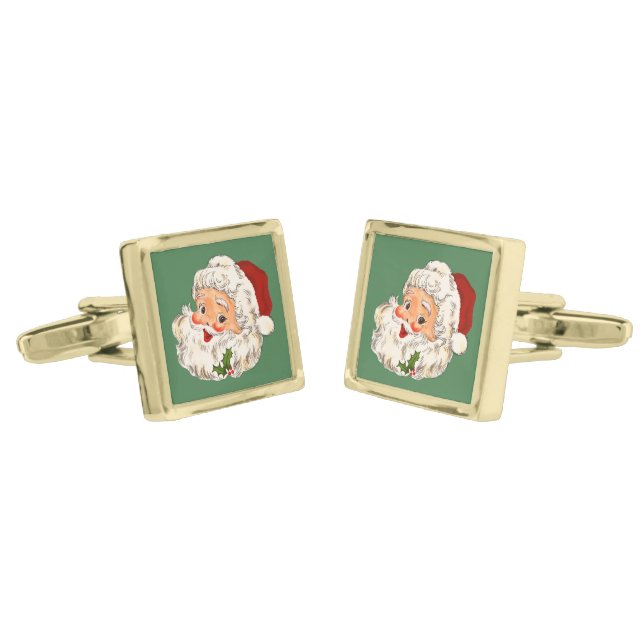 Santa No. 1 Cufflinks (Angled)
