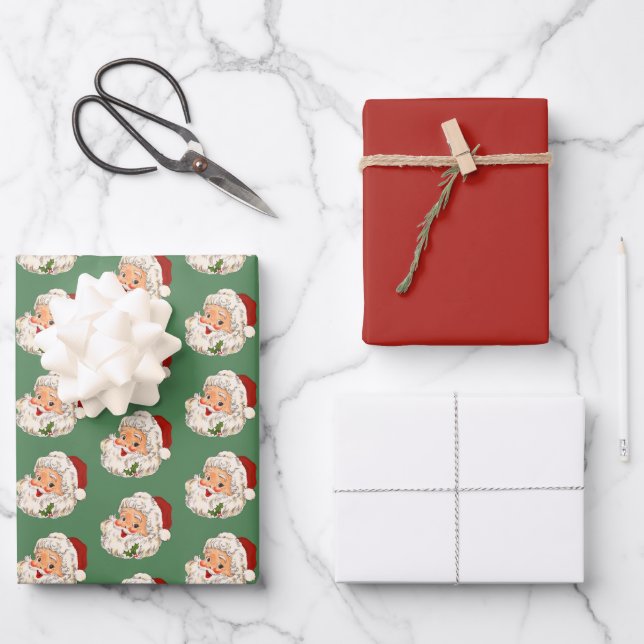 Santa No. 1 Wrapping Paper Sheets (Front)