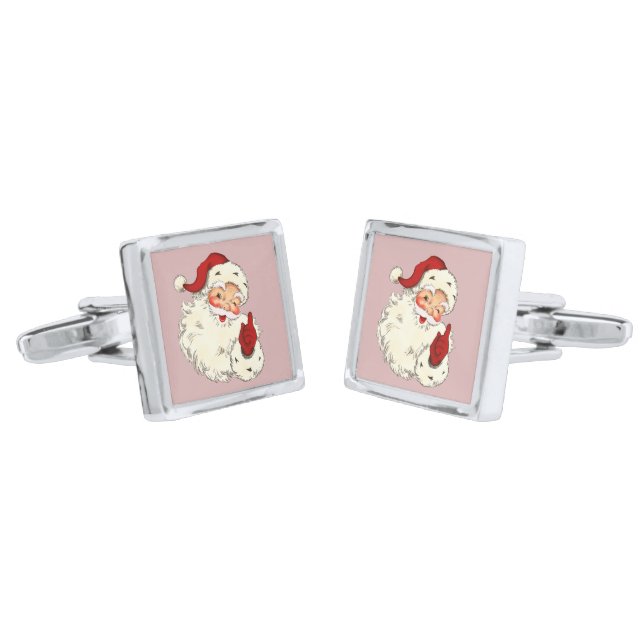 Santa No. 4 Cufflinks (Angled)