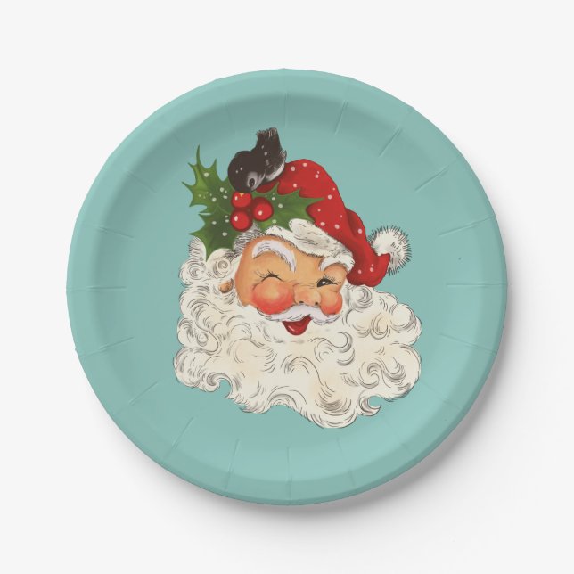 Santa No. 5 Paper Plates (Front)
