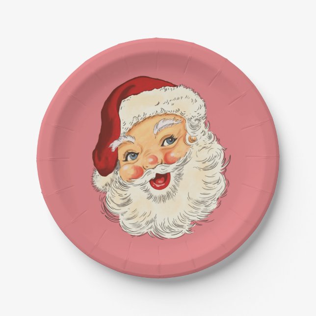 Santa No. 6 Paper Plate (Front)