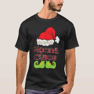 Santa Nonna Claus Christmas Matching Family T-Shirt