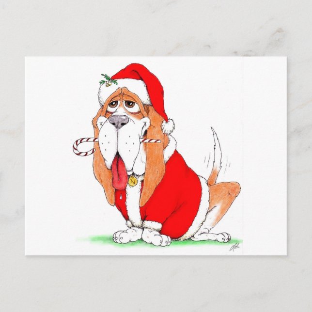 Santa Norman Holiday Postcard (Front)