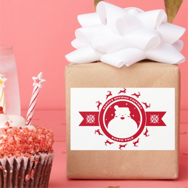 santa  north pole Sticker (Party)