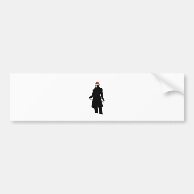 santa nosferatu bumper sticker (Front)