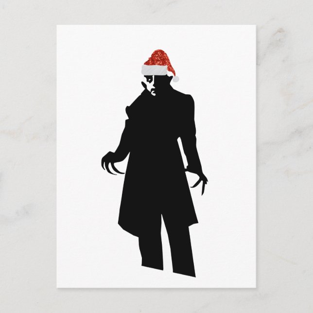 santa nosferatu holiday postcard (Front)