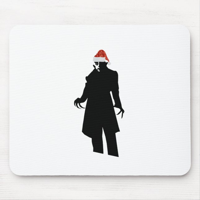 santa nosferatu mouse pad (Front)