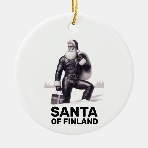 Santa of Finland _ Gay  LGBT Christmas Ornament