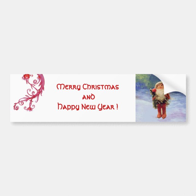 SANTA OF THE GNOMES BUMPER STICKER (Front)