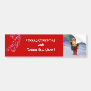 SANTA OF THE GNOMES BUMPER STICKER