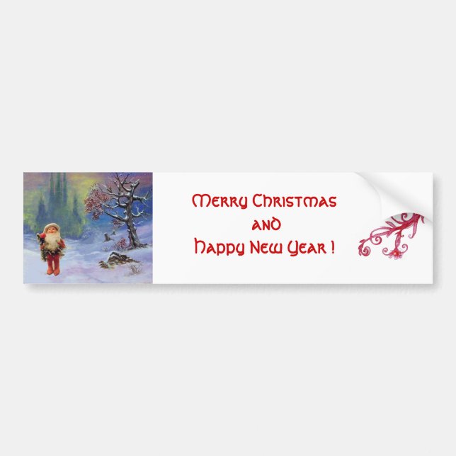 SANTA OF THE GNOMES BUMPER STICKER (Front)