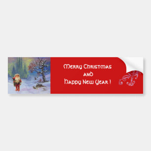 SANTA OF THE GNOMES BUMPER STICKER