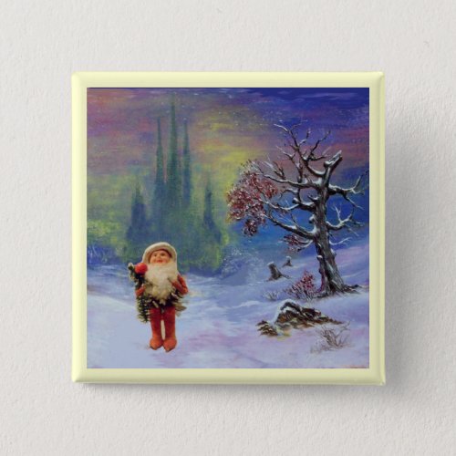 SANTA OF THE GNOMES PINBACK BUTTON