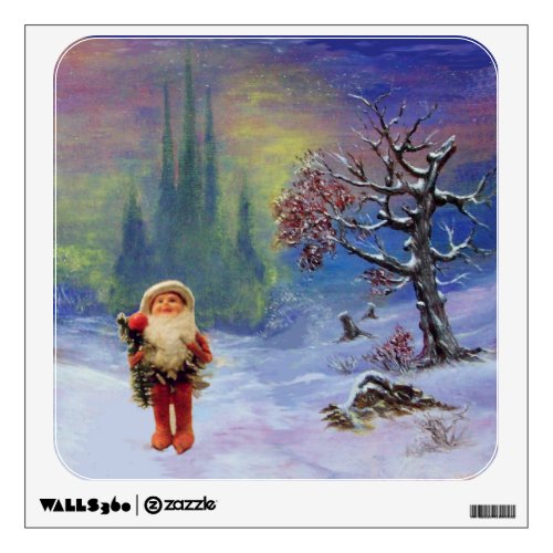 SANTA OF THE GNOMES WALL DECAL