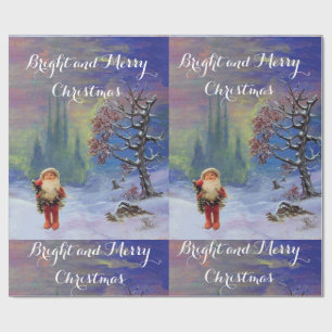 SANTA OF THE GNOMS WRAPPING PAPER