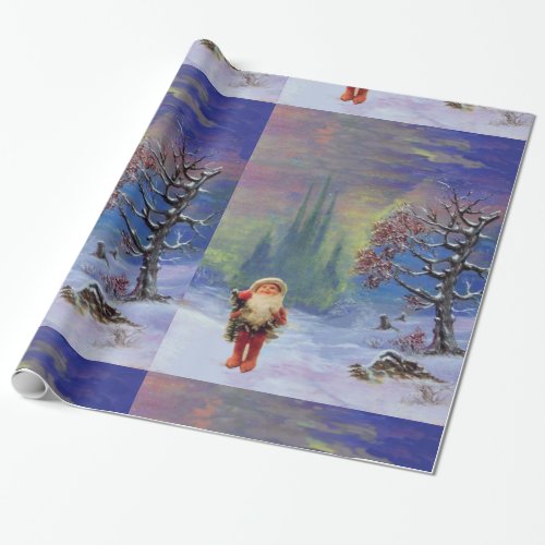 SANTA OF THE GNOMS WRAPPING PAPER