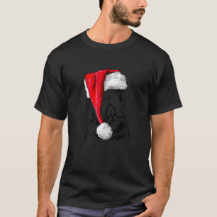 Santa Olde English Bulldog Christmas dog mom dog T-Shirt