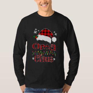 Santa Oma Claus Christmas Matching Family  T-Shirt
