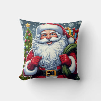 Santa On A Pillow