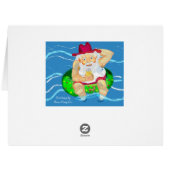 Santa on holidays in Australia (Back Horizontal)