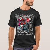 Grandma Got Run Over By A Reindeer Ugly Christmas Ladies T-shirt