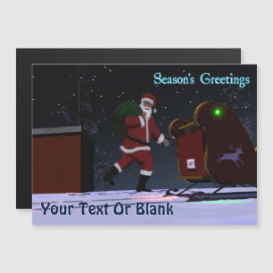 Santa On The Roof - Season's Greetings