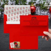 Santa On The Rooftop ThisEnvelope fits 5" x 7"