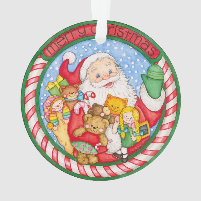 Santa Ornament (Back)