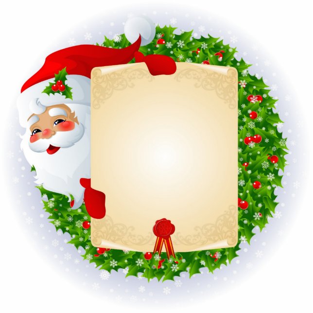 Santa Ornament (Front)