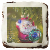 Santa Ornament Chocolate Brownie (Front)