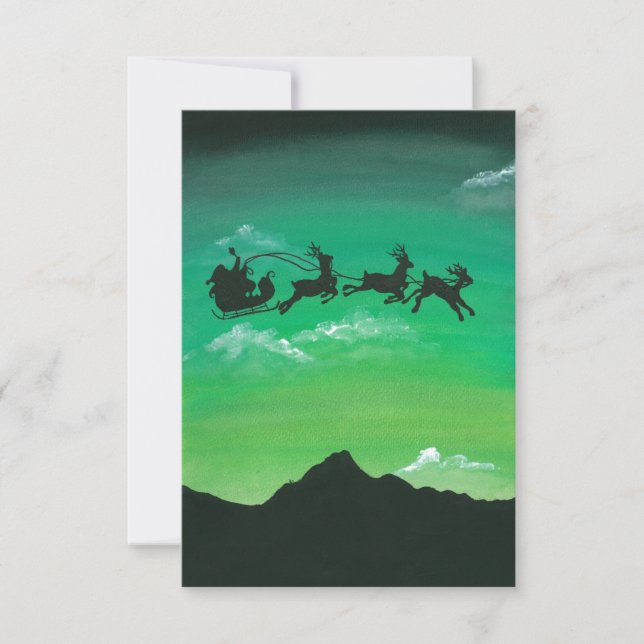 Santa Over Aoraki Mount Cook (Front)