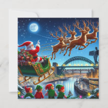Santa over the Toon