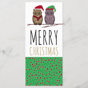 Santa Owl and Elf Owl Menu