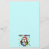 Santa owl & Christmas lights (Front)