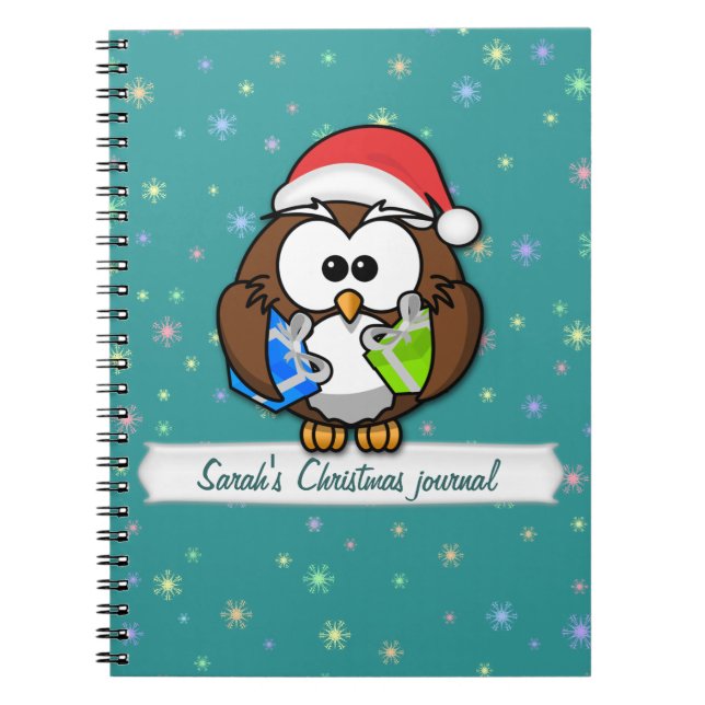Santa owl notebook (Front)