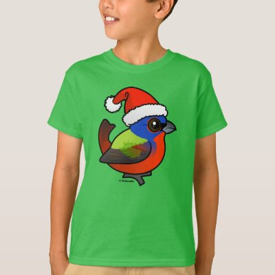 Santa Painted Bunting T-Shirt