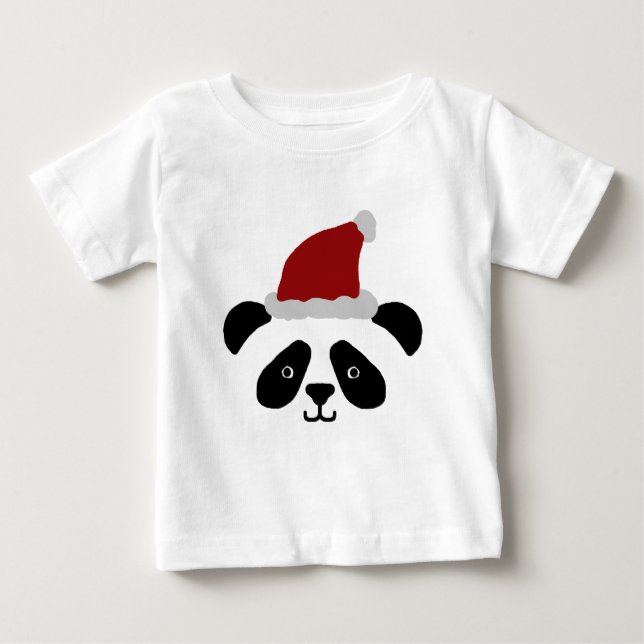 Santa Panda Kids Tshirt (Front)